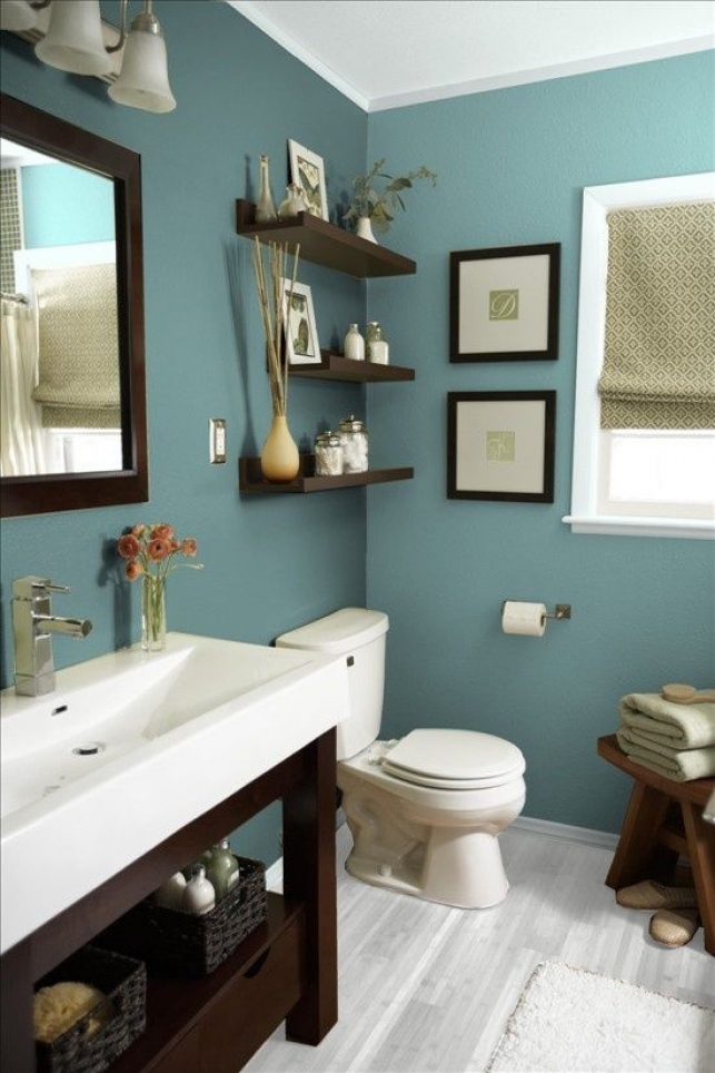 Bathroom colour indigo